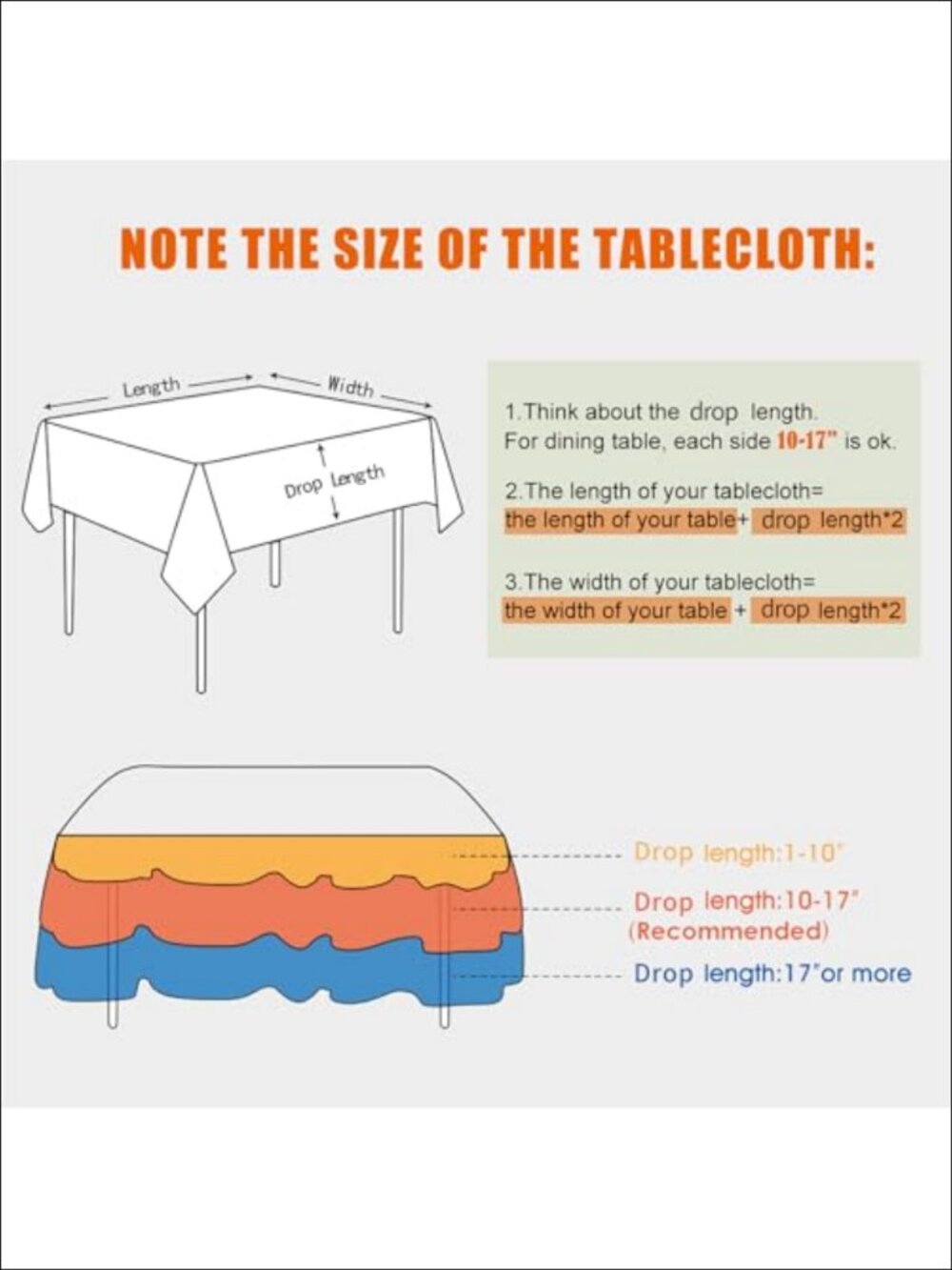 Linen Textured Waterproof Wrinkle-Free Tablecloth Rectangular Dining Cover - Picture 5 of 6